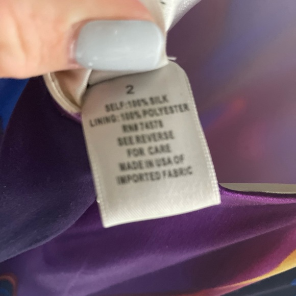 Cache Multicolored/Rainbow Dress Size 2 - Picture 5 of 9